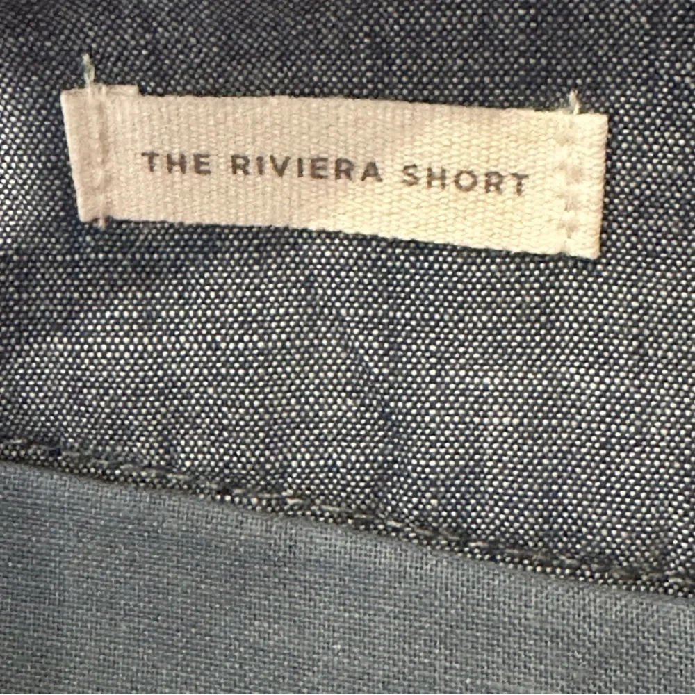 Loft | Blue Chambray Pineapple Embroidered Rivera Shorts Size 0 Preppy NEW - Picture 6 of 7